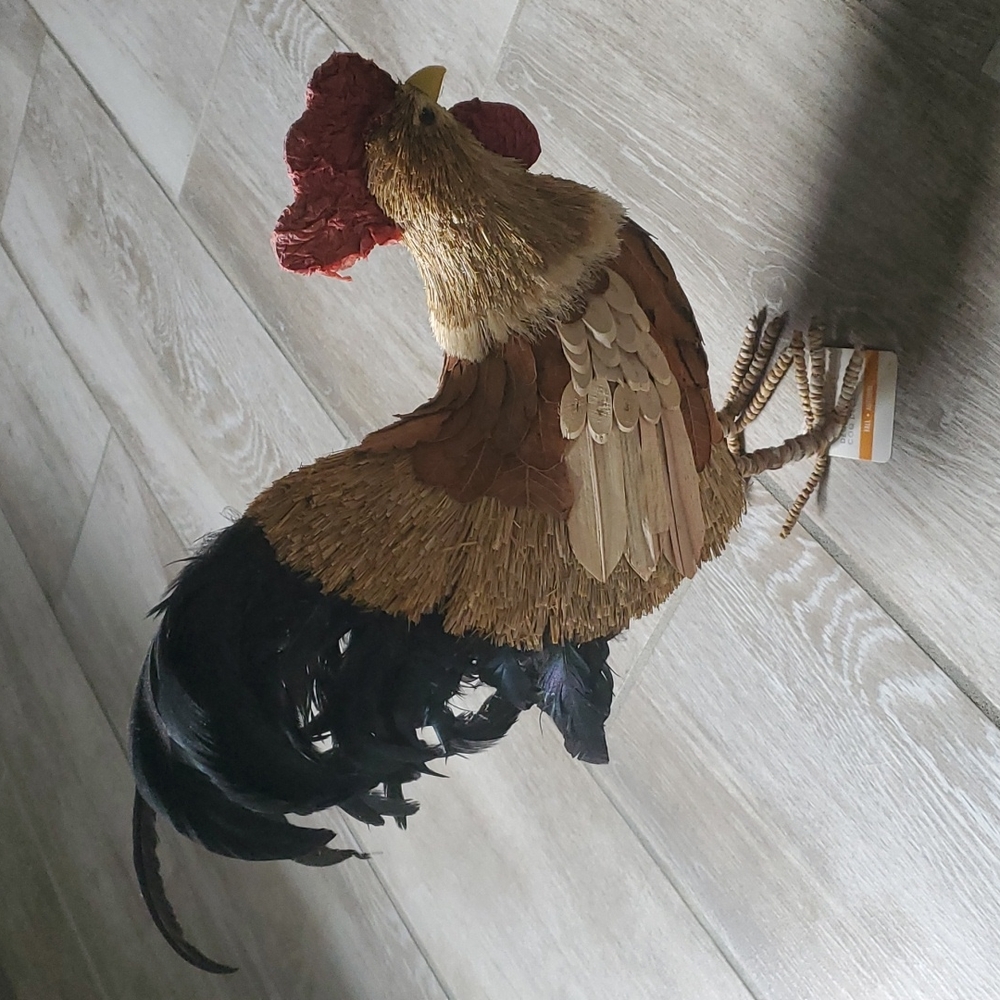 NWT Ashland 15in Decorative Farmhouse Freestanding Rooster